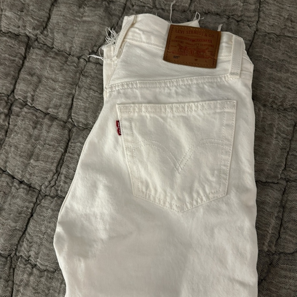 Levi's Women's High Rise Jeans - White